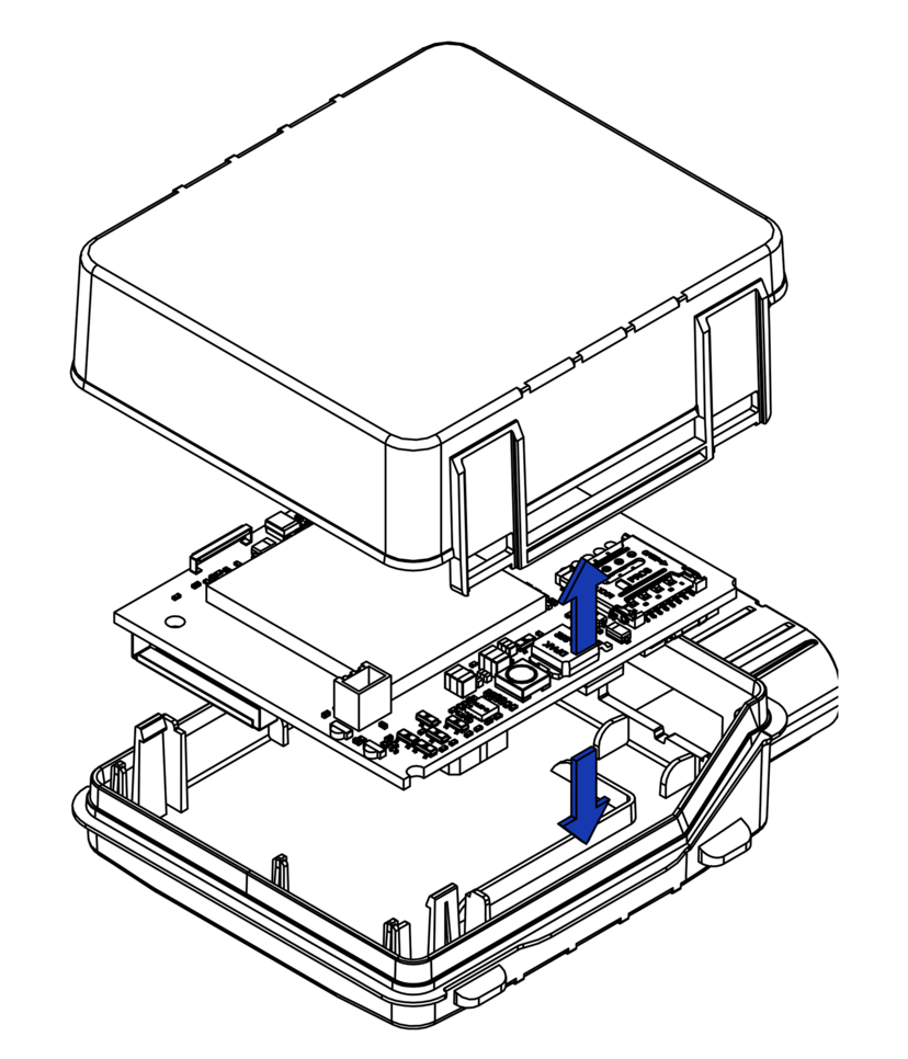 FMC234 - Wasserfester 4G LTE Cat 1 Tracker mit Hochleistungsakku
