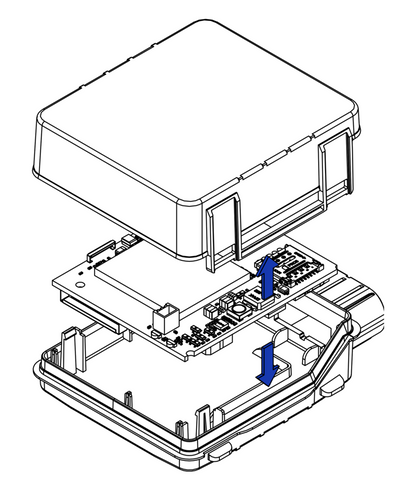 FMC234 - Wasserfester 4G LTE Cat 1 Tracker mit Hochleistungsakku